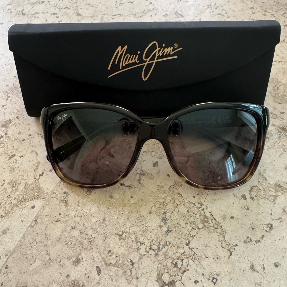 Maui Jim Black and Brown Sunglasses